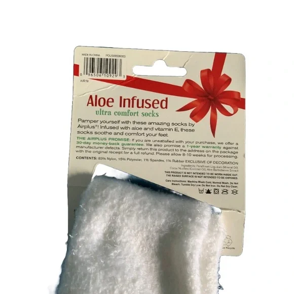 NWT HOT SOX & AIRPLUS Women’s 3 pc Novelty Hanukkah Holiday Crew Sock Bundle - Picture 8 of 8